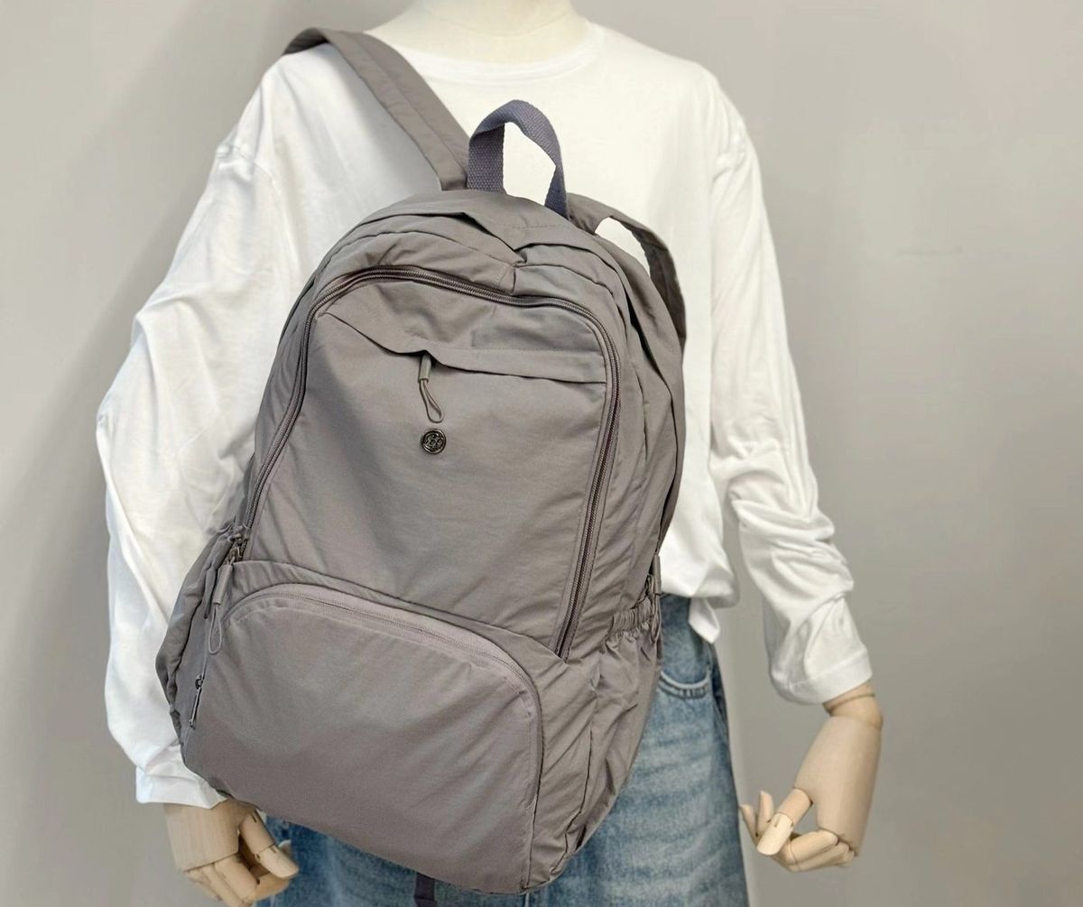 Crinkle Nylon Campus Backpack YT-01066 - view 5