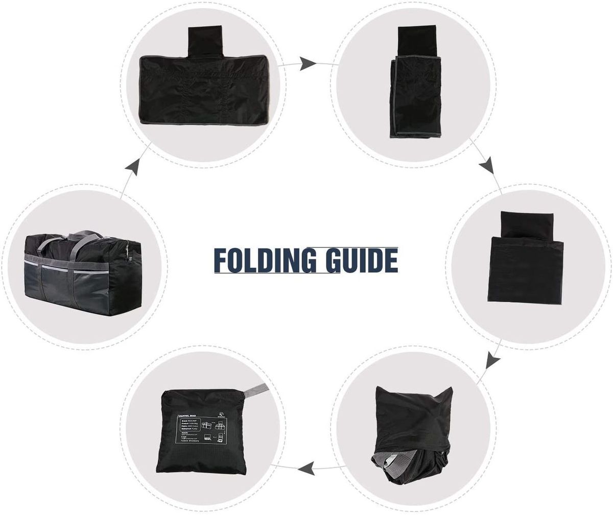Extra-Large Foldable Duffle 60-96L YT-01127 - view 6