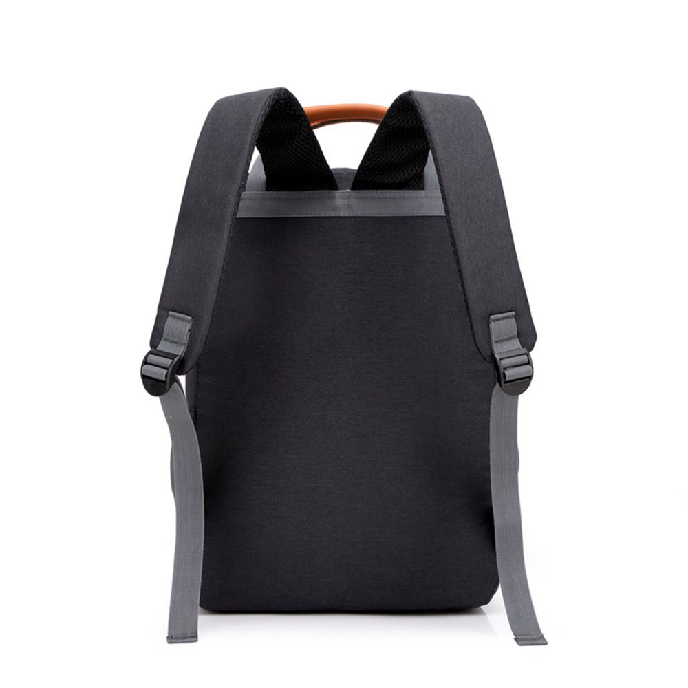 Two-tone business backpack with leather-look trim YT-02009 - view 7