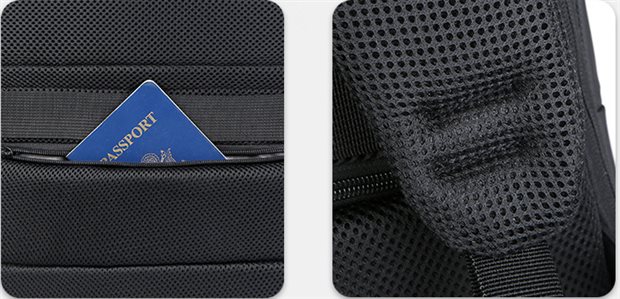YT-02143 hidden back pocket and mesh straps