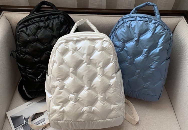 Glossy Puffer Fashion Backpack YT-02153 - main view
