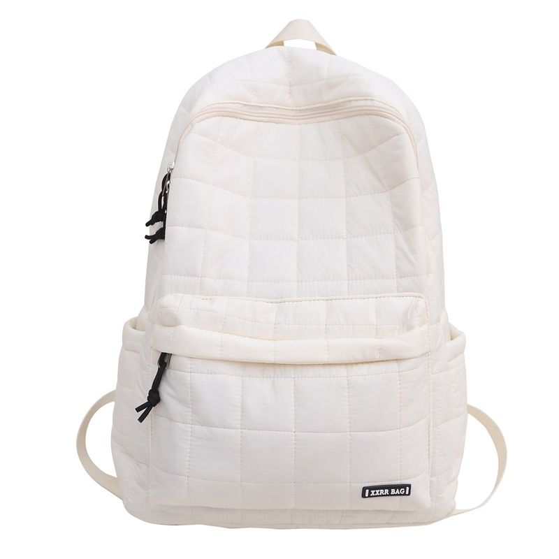 Quilted Grid Campus Backpack YT-02154 - view 2