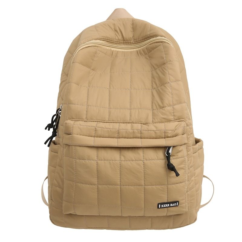 Quilted Grid Campus Backpack YT-02154 - view 5