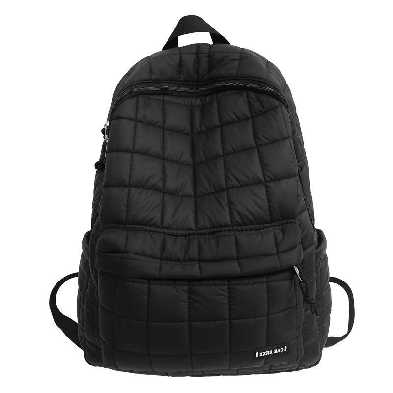 Quilted Grid Campus Backpack YT-02154 - view 6