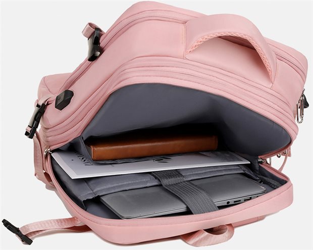 YT-02166 front zip compartment