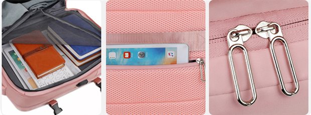 YT-02166 organiser pockets and metal pullers
