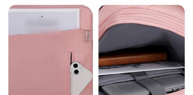 YT-02166 front pocket and laptop sleeve