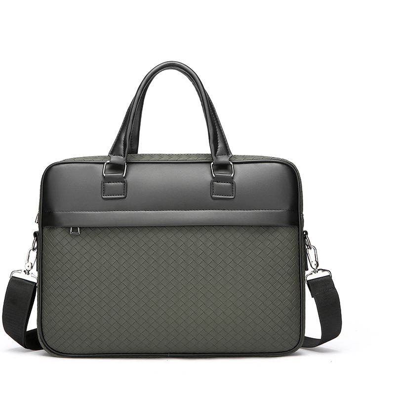 Woven-Texture Briefcase YT-03071 - main view