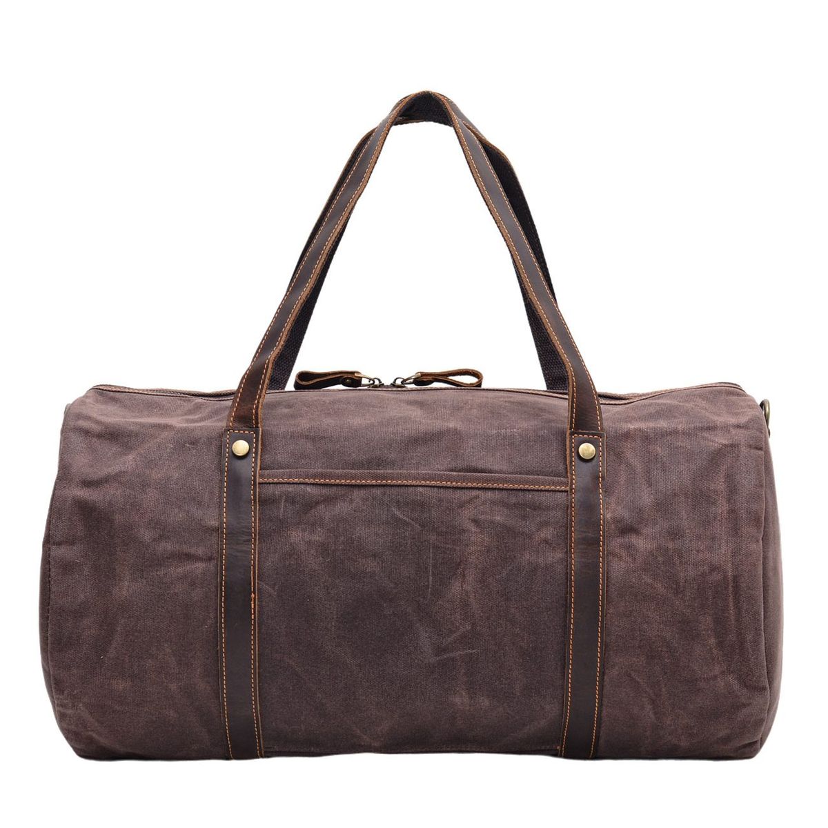 Waxed Canvas Barrel Duffle YT-10034 - view 4