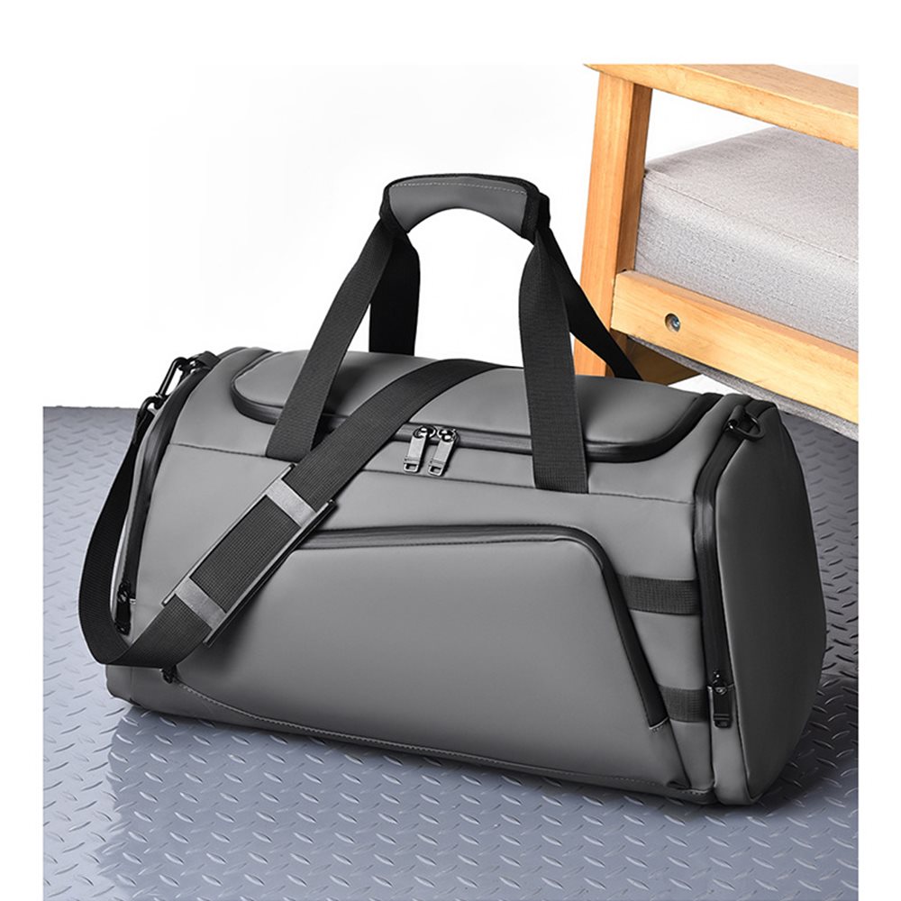 PU face-coated water-resistant duffle with shoe compartment YT-10060 - view 5