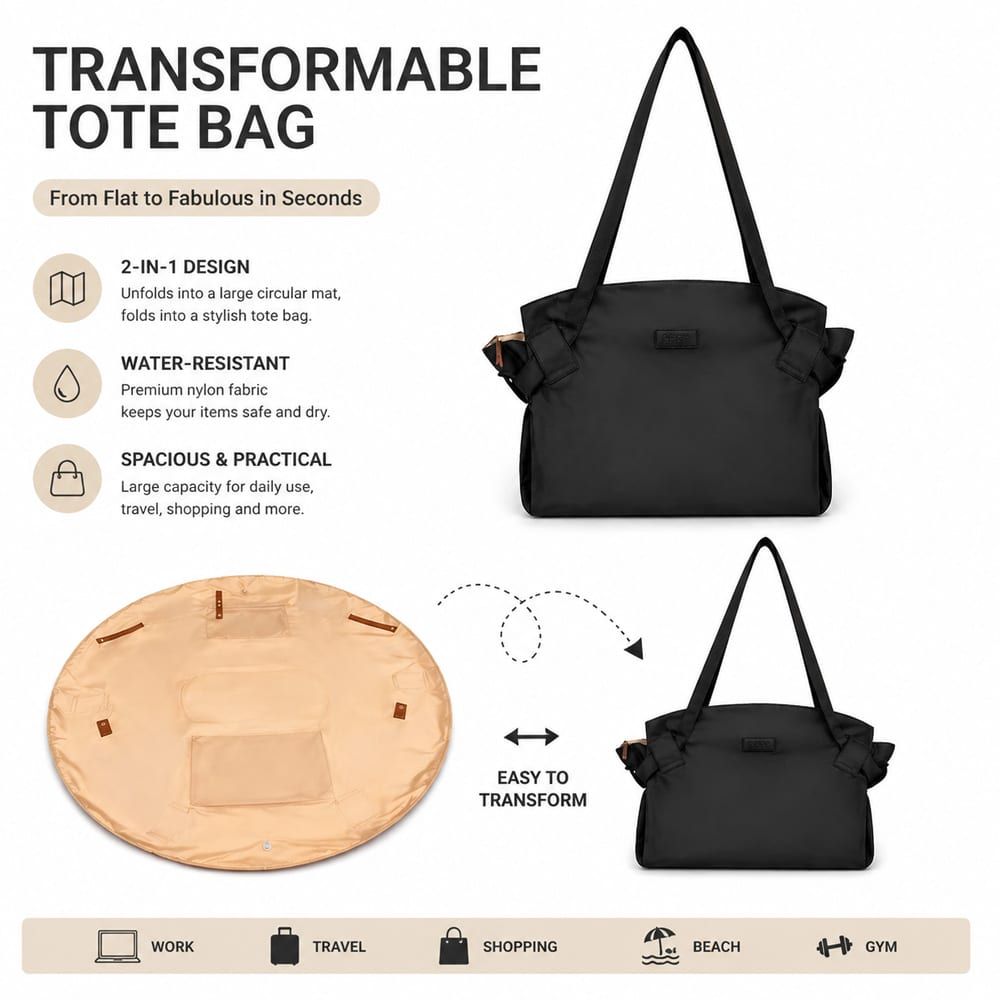 Transformable 2-in-1 Tote Bag YT-11001 - view 2