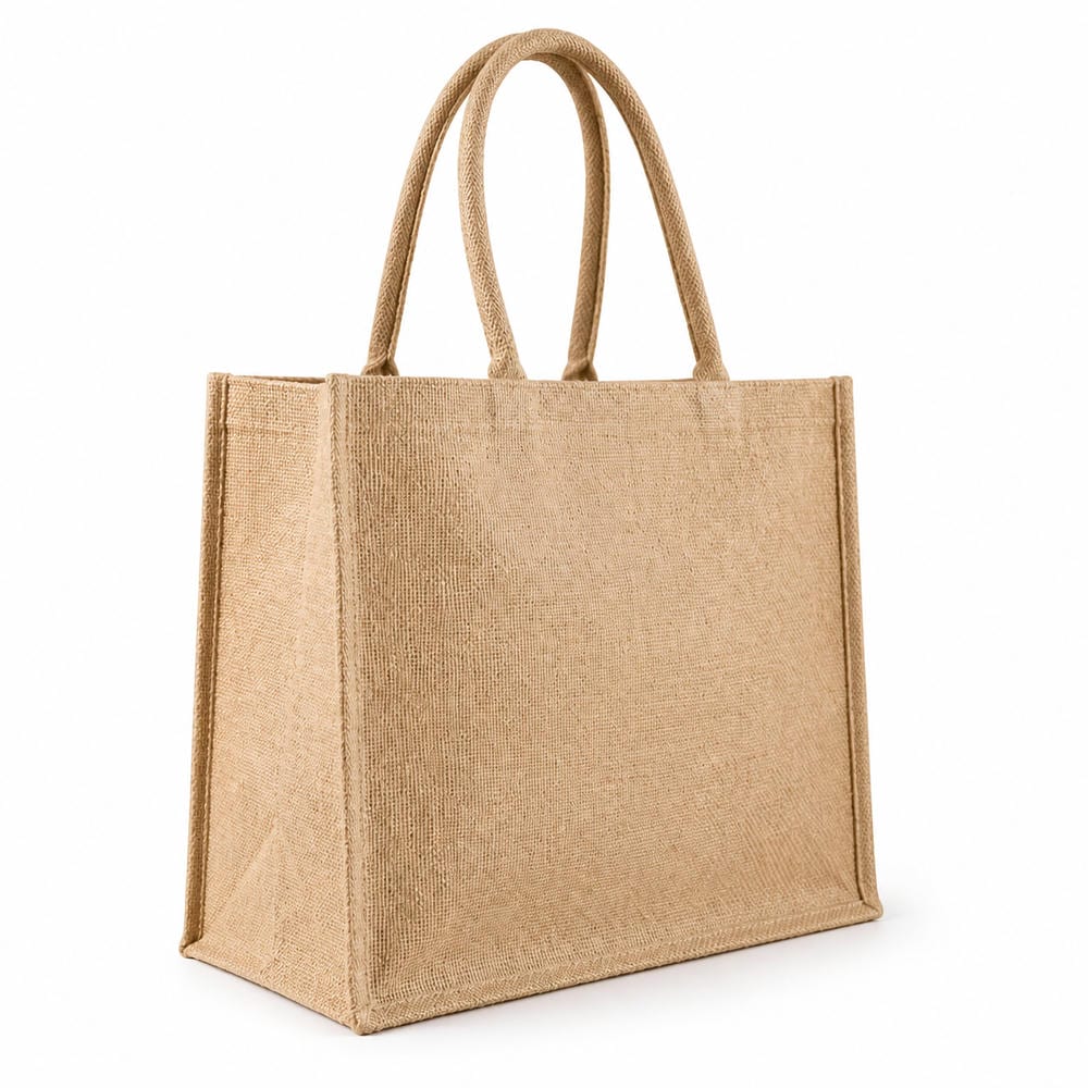 YT-11004 Jute Natural Tote Bag