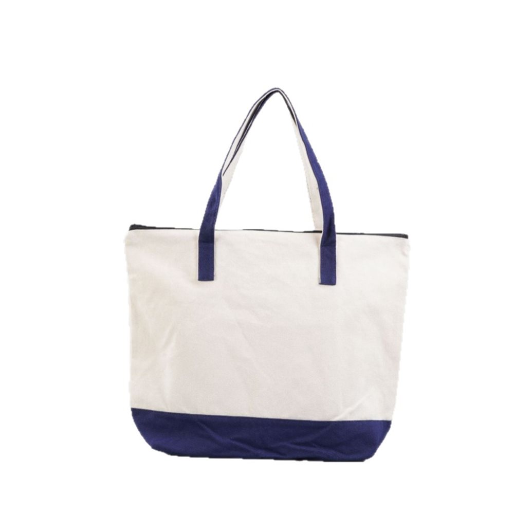 Two-tone canvas zip tote bag YT-11010 - view 4