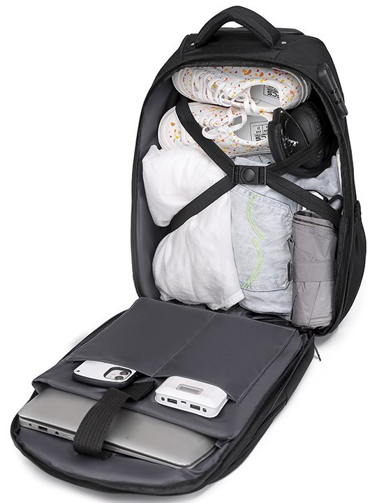 YT-14010 clamshell main compartment