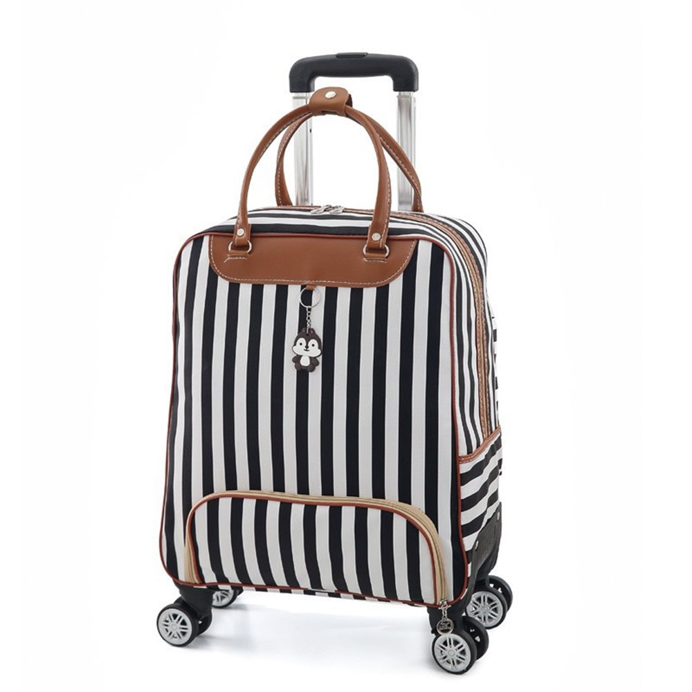 Printed PU rolling weekender bag YT-14012 - main view