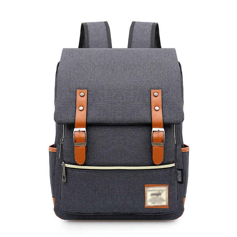 Vintage Buckle USB Backpack - custom OEM YT-02006